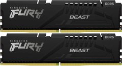 Оперативна пам'ять Kingston Fury DDR5-4800 32768MB PC5-38400 (Kit of 2x16384) Beast Black (KF548C38BBK2-32)