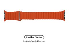 Ремінець ArmorStandart Leather Loop для Apple Watch 42mm/44mm Orange (ARM57837)