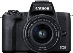 Фотоапарат Canon EOS M50 Mark II kit (15-45mm + 55-200mm) IS STM Black (4728C041)