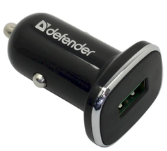 Автомобільний зарядний пристрій Defender UCA-91 USB QC3.0 18W (83830)