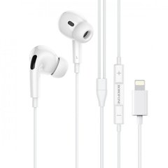 Наушники BOROFONE BM30 Pro Original series earphones for Lightning White