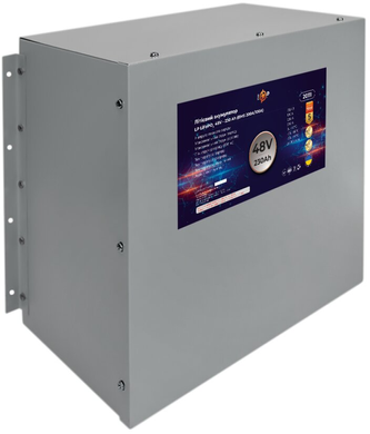 Аккумулятор для ИБП LogicPower LiFePO4 48V (51,2V) - 230 Ah (11776Wh) (BMS 200A/100A) металл (20111)