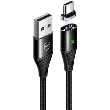 Кабель Mcdodo USB Cable to USB-C Storm Magnetic 3A 1.2m Black (CA-6440)