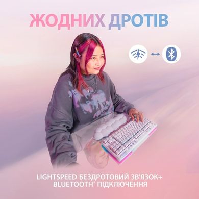 Клавіатура Logitech G715 Aurora Wireless Gaming GX Red Lightspeed/Bluetooth (920-010692)