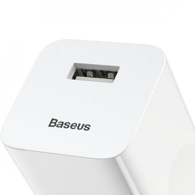 Сетевое зарядное устройство Baseus Home Charger 1USB QC3.0 12V/2A White (CCALL-BX02)