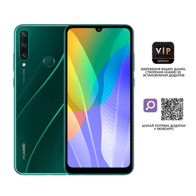 Смартфон Huawei Y6p 3/64 GB Emerald Green (51095KYR)