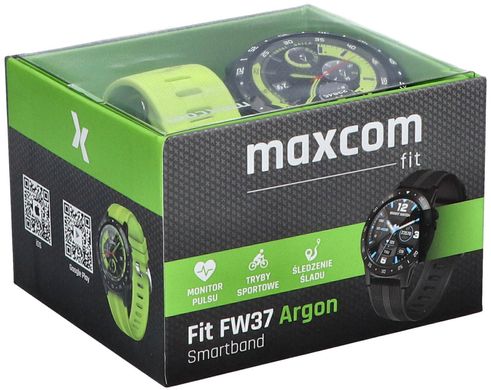 Смарт-годинник Maxcom Fit FW37 ARGON Black