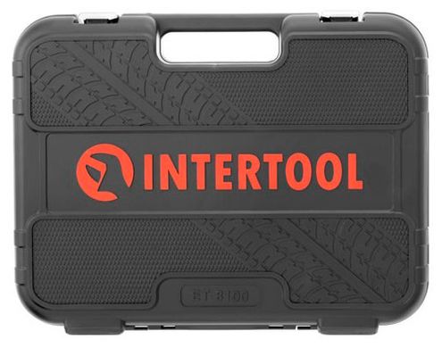 Набор инструментов Intertool Cr-V Storm 1/2 "& 1/4" 100 предметов (ET-8100)