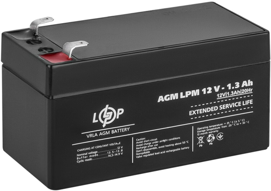 Аккумулятор для ИБП LogicPower LPM 12 - 1,3 AH (4131)