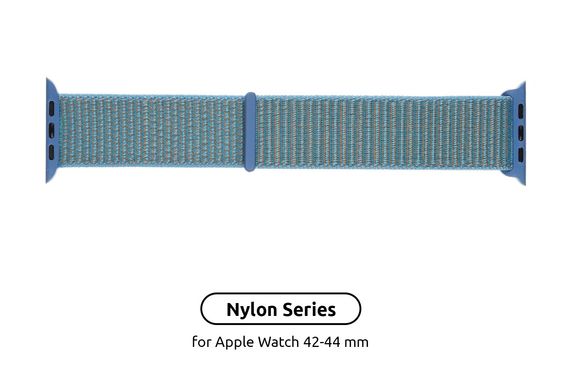 Ремінець Armorstandart Nylon Band для Apple Watch All Series 42/44 mm Ocean Blue (ARM56051)