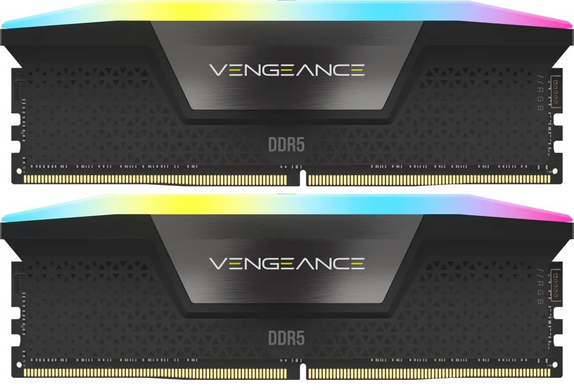 Оперативна пам'ять Corsair Vengeance RGB Black DDR5 7000MHz 48GB Kit 2x24GB (CMH48GX5M2B7000C36)
