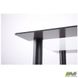 Кухонний стіл AMF Аттика DT-58 120x80 Антрацит, чорний (546525)