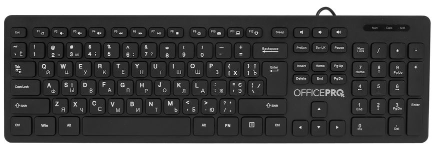 Клавіатура OfficePro SK279 USB Black (SK276)