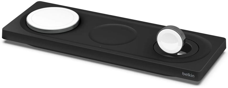 Бездротовий зарядний пристрій Belkin 3in1 MagSafe Black (WIZ016VFBK)