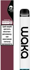 Одноразова електронна сигарета WAKA SOLO 1800 5.5 мл 5% Dark Violet (Вишня)