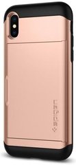 Чехол Spigen Case Slim Armor CS для iPhone X Blush Gold (057CS22157)