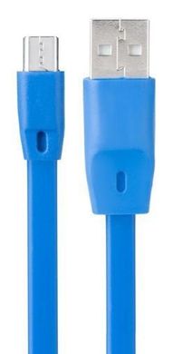 Кабель USB Optima Flat Speed MicroUSB (C-014) Blue