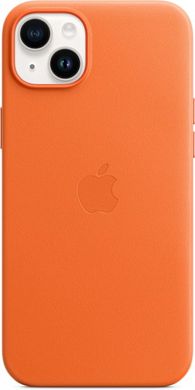 Чехол Apple для iPhone 14 Plus Leather Case with MagSafe Orange (MPPF3ZE/A)