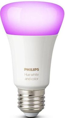 Умная лампа Philips Hue Single Bulb E27 9W (60 Вт) (929002216824)