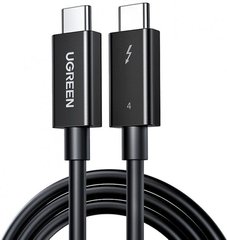 Кабель Ugreen USB 4.0 THUNDERBOLT Type-C M-M, 0,8 м, (8K&40Gbps) US501 Черный