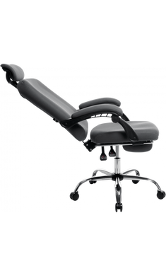 Офісне крісло для керівника GT Racer X-8003 fabric gray