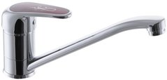 Змішувач для кухонної мийки Cron Magic 555 червона ручка (CR0110)