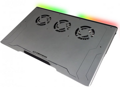 Подставка для ноутбука Esperanza EGC108 Boreas Grey/RGB