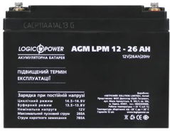 Аккумулятор для ИБП LogicPower LPM 12-26 AH (LP4134)