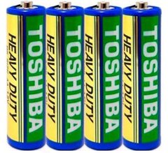 Батарейки TOSHIBA R 6 коробка уп. 1x4 шт.