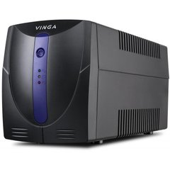 Джерело безперебійного живлення Vinga LED 600VA plastic case + with USB+RJ11 (VPE-600PU)