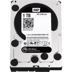 Внутренний жесткий диск Western Digital Black 1TB 7200rpm 64MB WD1003FZEX 3.5 SATA III (WD1003FZEX)