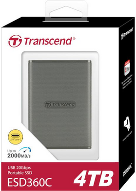 SSD накопичувач Transcend ESD360C 4TB Gray (TS4TESD360C)