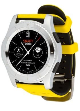 Смарт-годинник ATRIX Smart watch X4 GPS PRO silver-yellow