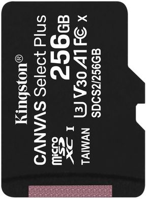 Карта пам'яті Kingston microSDXC (UHS-1) Canvas Select Plus 256Gb class 10 А1 (SDCS2/256GBSP)