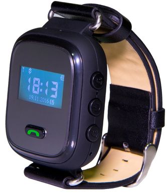 Дитячий GPS годинник-телефон GOGPS К10 Чорний