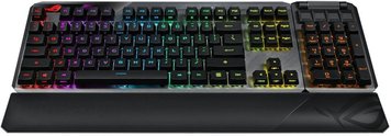 Клавіатура ASUS ROG CLAYMORE II RD RGB 108key USB/WL EN Black (90MP01W0-BKUA01)