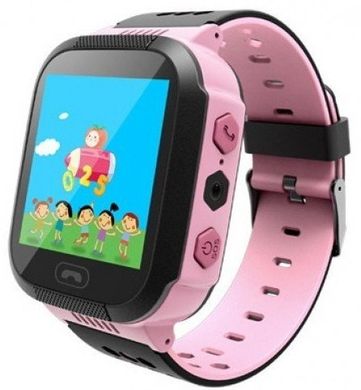 Дитячий GPS годинник-телефон GOGPS К12 Рожевий