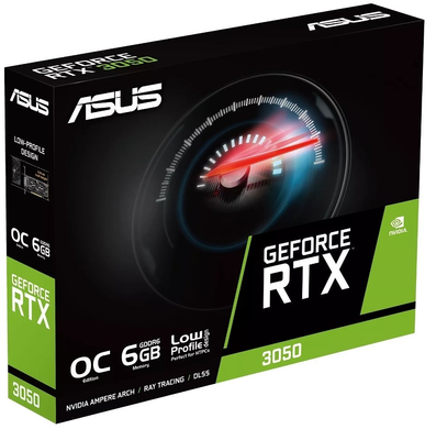 Відеокарта Asus GeForce RTX 3050 LP BRK OC 6144MB (RTX3050-O6G-LP-BRK)
