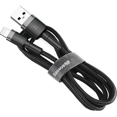 Кабель Baseus cafule Cable USB For iP 2A 3m Gray+Black (CALKLF-RG1)
