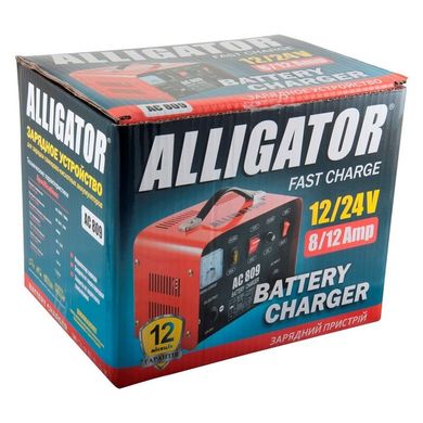 Пуско-зарядний пристрій для акумулятора Alligator (AC809)