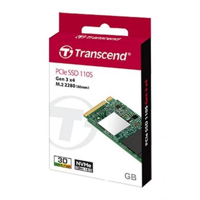 SSD-накопитель M.2 Transcend 256GB MTE110 NVMe PCle 3.0 4x 2280TS256GMTE110S