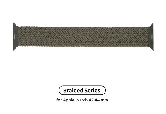 Ремінець ArmorStandart Braided Solo Loop для Apple Watch 42mm / 44mm Inverness Green Size 10 (172 mm) (ARM58077)