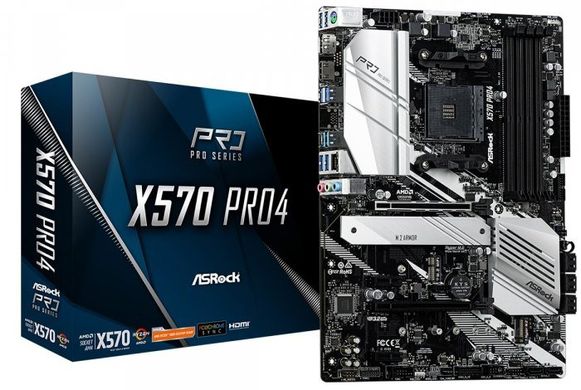 Материнська плата ASRock X570 Pro4