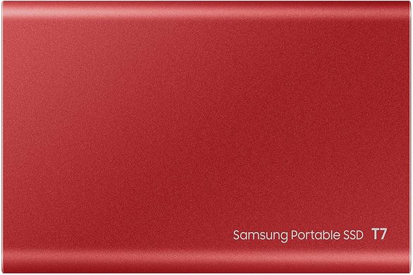 SSD-накопитель 500GB USB 3.2 Gen 2 Samsung T7 Red (MU-PC500R / WW)