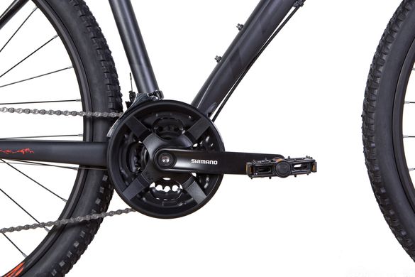 Велосипед AL 29" Leon TN-80 SE AM Hydraulic lock out HDD 2022 (графітовий з чорним та помаранчевим (м)) (OPS-LN-29-119)