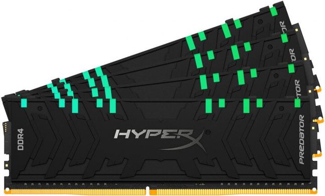 Оперативна пам'ять HyperX DDR4 4x32GB/3600 HyperX Predator RGB (HX436C18PB3AK4/128)