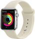 Ремінець UWatch Silicone Strap for Apple Watch 38/40 mm Antique White