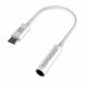 Кабель з'єднувальний USB Type-C/AUX 3.5mm-3.5mm Promate auxlink-c.white