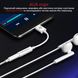 Кабель з'єднувальний USB Type-C/AUX 3.5mm-3.5mm Promate auxlink-c.white