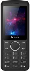 Мобільний телефон Bravis C242 Slim Black